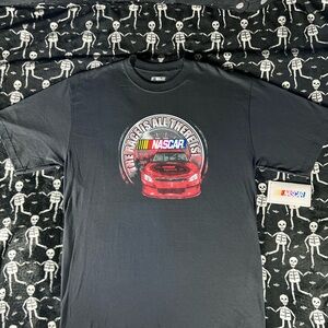 NWT - Y2K NASCAR Black Tee with Logo Tag - 2011